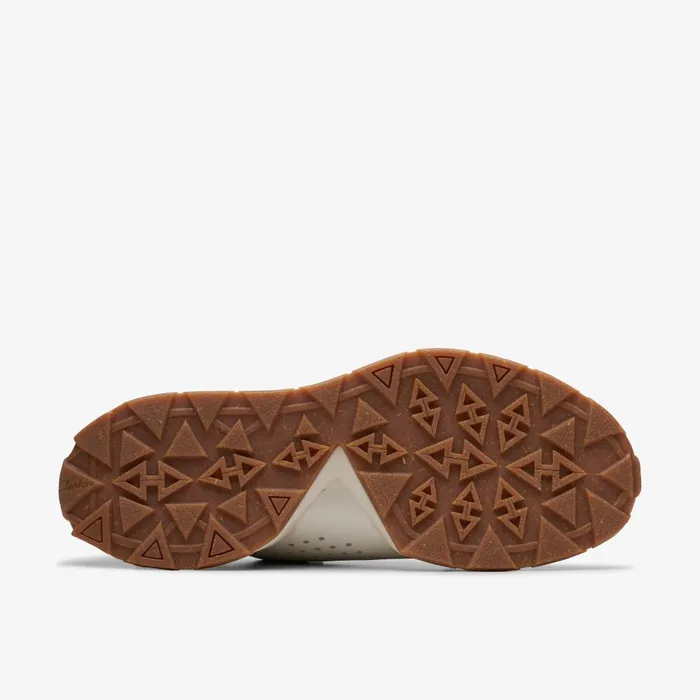 Craft Speed Off White Leather Women Clarks Sneakers