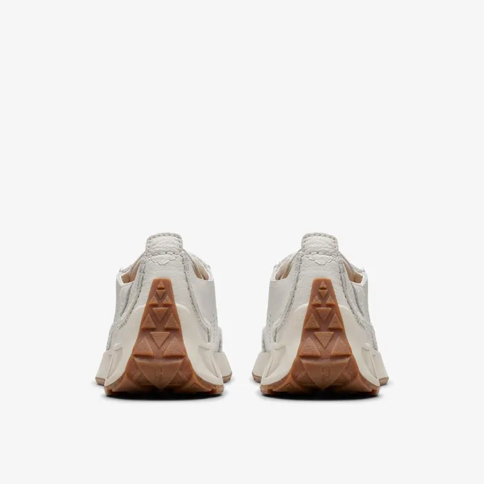 Craft Speed Off White Leather Women Clarks Sneakers