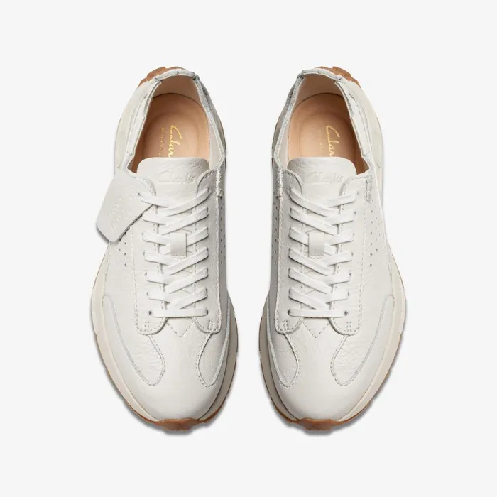 Craft Speed Off White Leather Women Clarks Sneakers