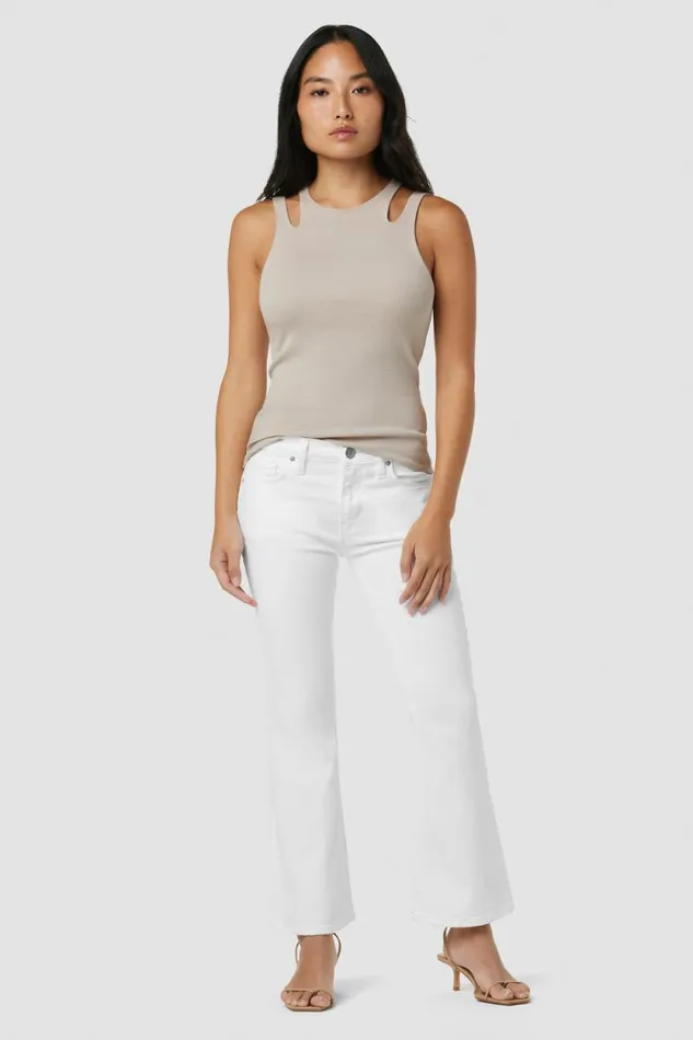 Cropped Women Hudson Jeans Nico MidRise Bootcut Crop Petite Jean White Cropped Women Hudson Jeans Nico MidRise Bootcut Crop Petite Jean White