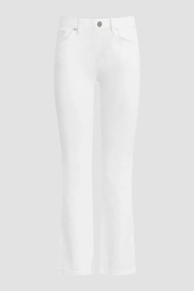 Cropped Women Hudson Jeans Nico MidRise Bootcut Crop Petite Jean White Cropped Women Hudson Jeans Nico MidRise Bootcut Crop Petite Jean White