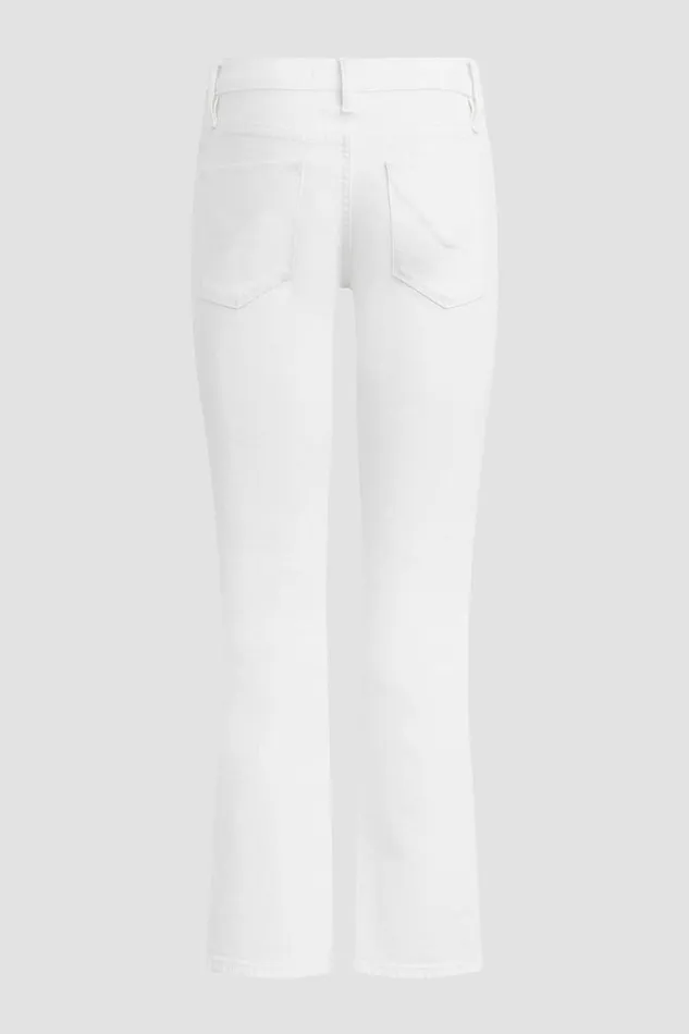 Cropped Women Hudson Jeans Nico MidRise Bootcut Crop Petite Jean White Cropped Women Hudson Jeans Nico MidRise Bootcut Crop Petite Jean White