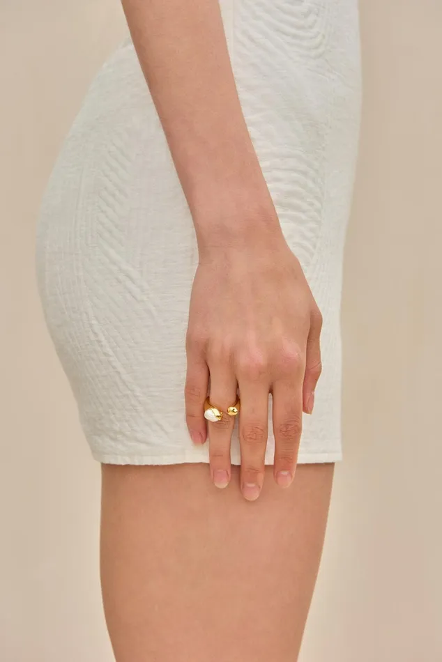 Cult Gaia Astrid Ring Pearl Women Rings