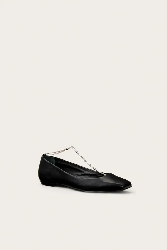 Cult Gaia Gia Flat Black Women Flats