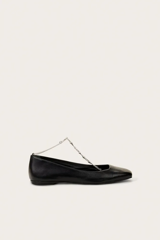 Cult Gaia Gia Flat Black Women Flats