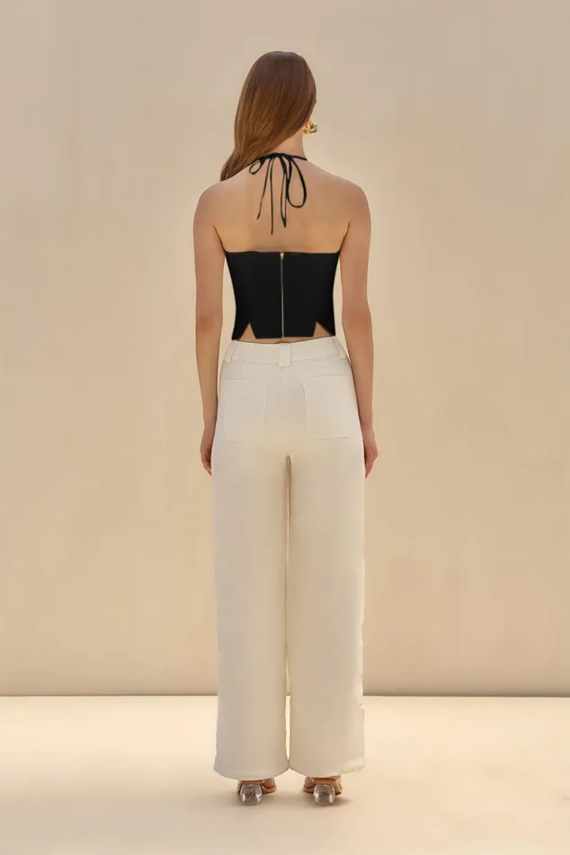 Cult Gaia Havana Top Black Women Tops