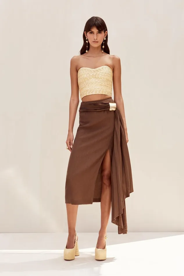 Cult Gaia Jacira Top Natural Women Tops Cult Gaia Jacira Top Natural Women Tops