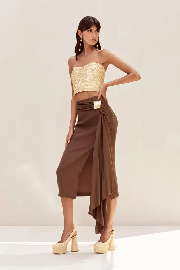 Cult Gaia Jacira Top Natural Women Tops Cult Gaia Jacira Top Natural Women Tops