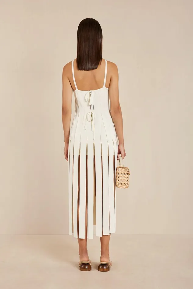 Cult Gaia Naida Knit Dress Off White Women Cover Ups Cult Gaia Naida Knit Dress Off White Women Cover Ups