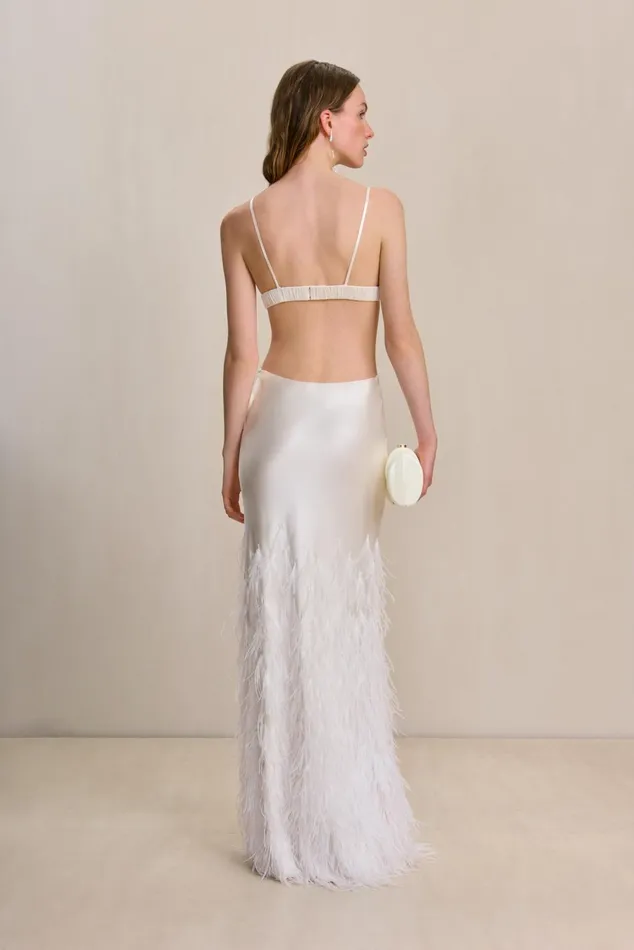 Cult Gaia Raisa Gown Off White Women Dresses Cult Gaia Raisa Gown Off White Women Dresses