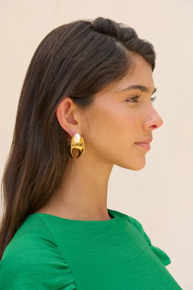 Cult Gaia Shira Earring Shiny Brass Women Jewelry Cult Gaia Shira Earring Shiny Brass Women Jewelry