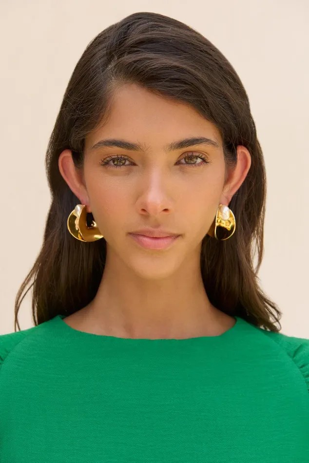 Cult Gaia Shira Earring Shiny Brass Women Jewelry Cult Gaia Shira Earring Shiny Brass Women Jewelry