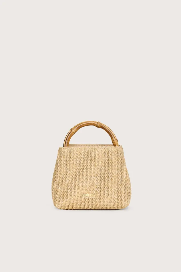 Cult Gaia Solene Mini Crossbody Bag Natural Women Crossbody Bags