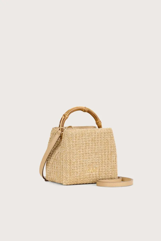 Cult Gaia Solene Mini Crossbody Bag Natural Women Crossbody Bags