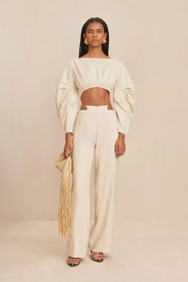 Cult Gaia Sosana Pant Beach Women Bottoms