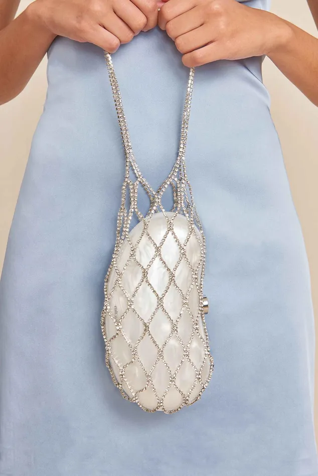 Cult Gaia Tallulah Wristlet Pearl Women Mini Bags Cult Gaia Tallulah Wristlet Pearl Women Mini Bags