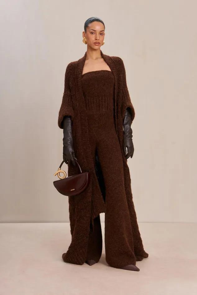Cult Gaia Tania Knit Top Java Women Tops