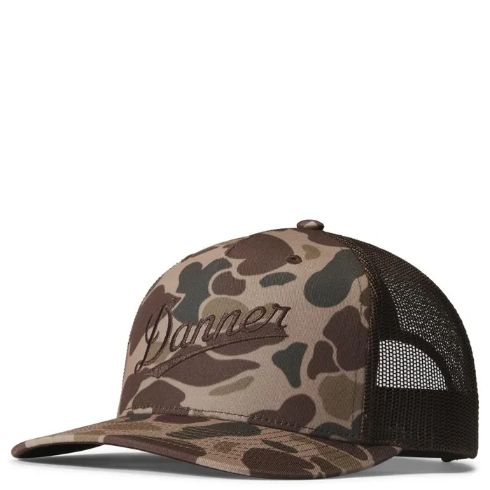 Danner Hats and Beanies Duck Camo Trucker Cap Brown 8211 MenWomen