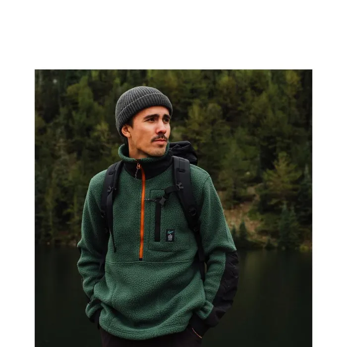 Danner Jackets and Vests X Topo Mountain Fleece Pullover 8211 Green 8211 MenWomen