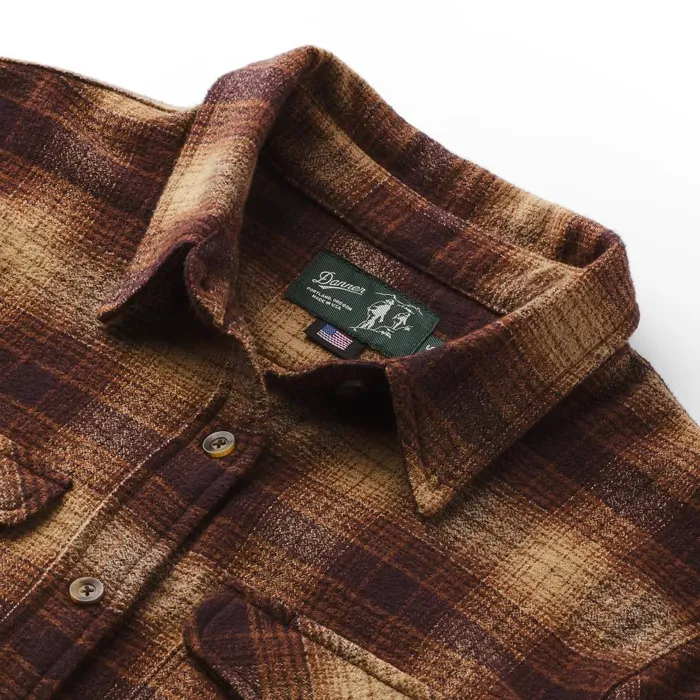 Danner Shirts and Tees Sauvie Cotton Flannel Shirt Espresso Plaid 8211 MenWomen