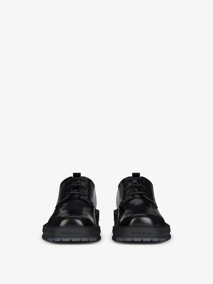 Derbies In Leather Black Men Givenchy Boots and Loafers