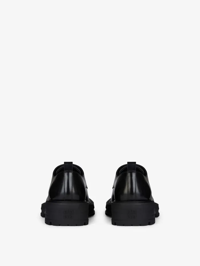 Derbies In Leather Black Men Givenchy Boots and Loafers