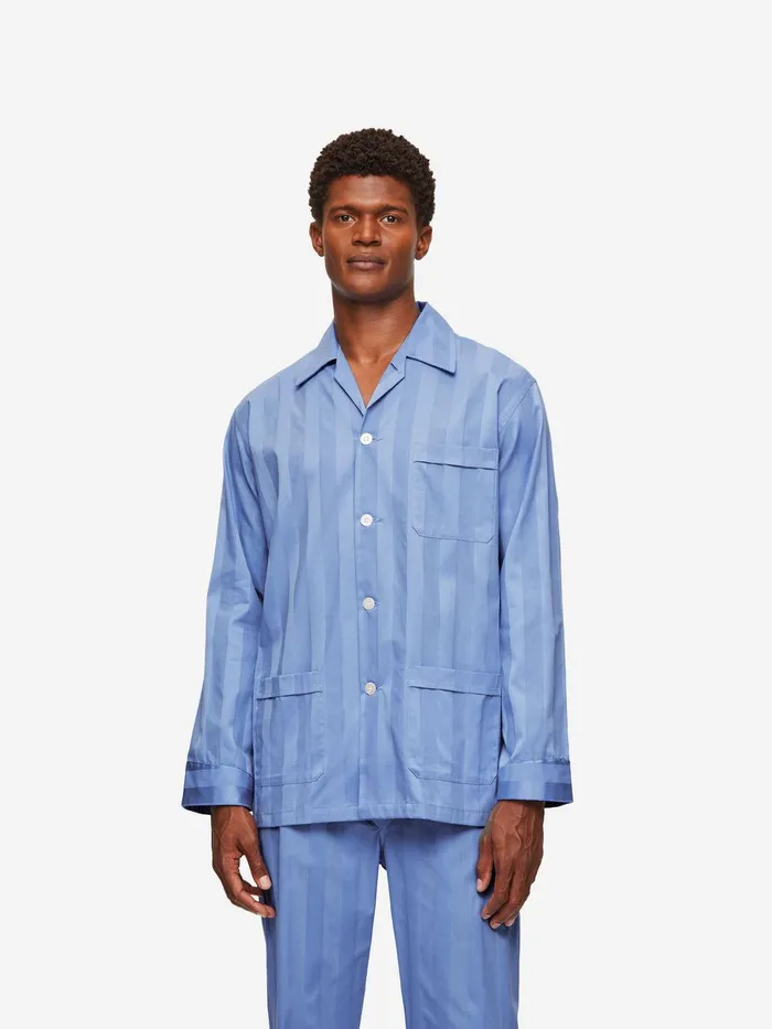 Derek Rose Classic Fit Pajamas Lingfield Cotton French Men Classic Fit Pajamas Derek Rose Classic Fit Pajamas Lingfield Cotton French Men Classic Fit Pajamas