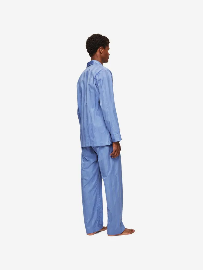 Derek Rose Classic Fit Pajamas Lingfield Cotton French Men Classic Fit Pajamas