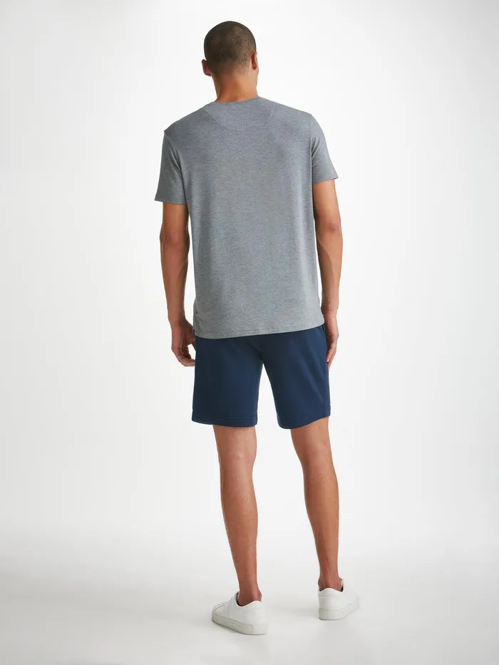Derek Rose Sweat Shorts Quinn Cotton Modal Navy Men Casual Shorts