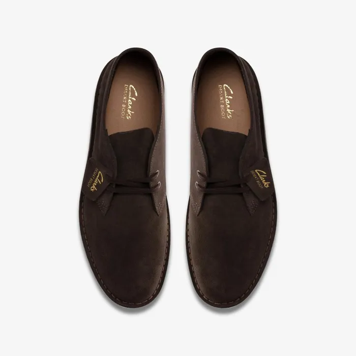 Desert Boot Evo Dark Brown Suede Men Clarks Casual Dress Shoes