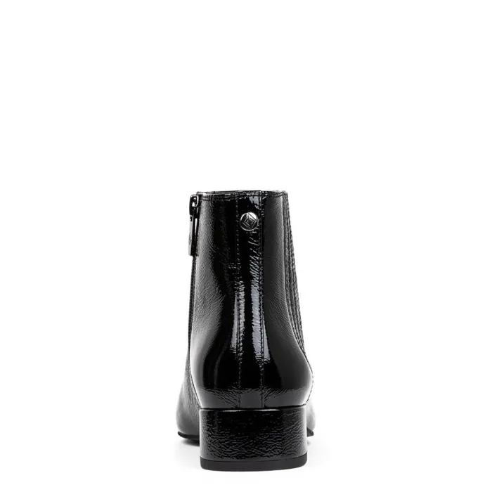Donald Pliner Bootie DASIA Black Patent 8211 Women Donald Pliner Bootie DASIA Black Patent 8211 Women
