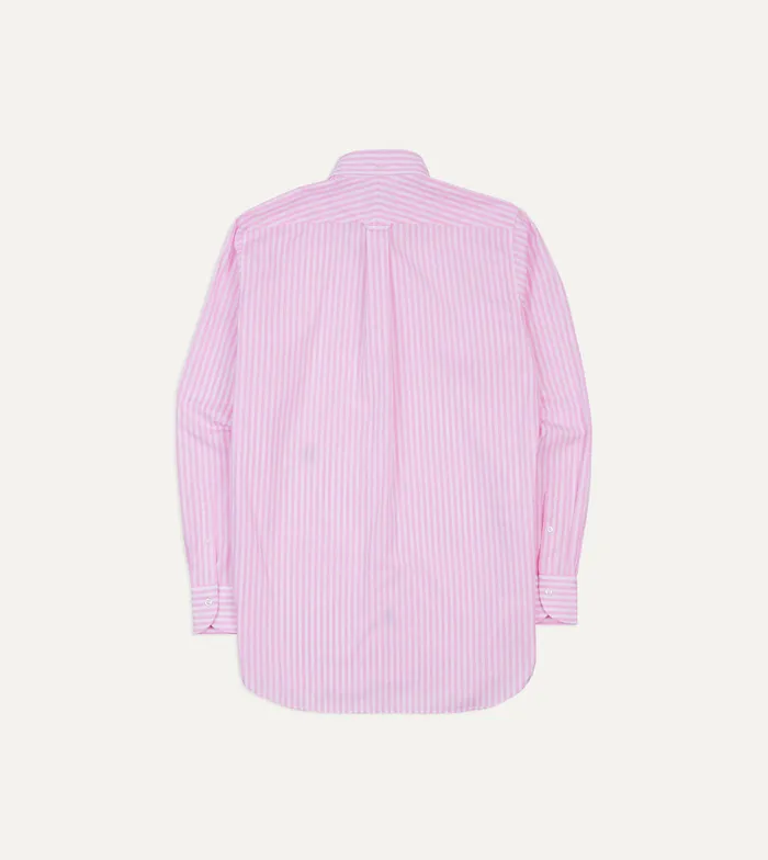 Drake039s Ald Striped Poplin Shirt Men Formal Shirts
