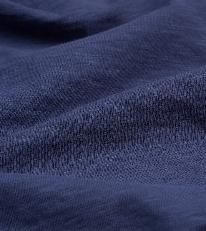 Drake039s Dark Indigo Flam Cotton Crew Neck Hiking TShirt Men TShirts