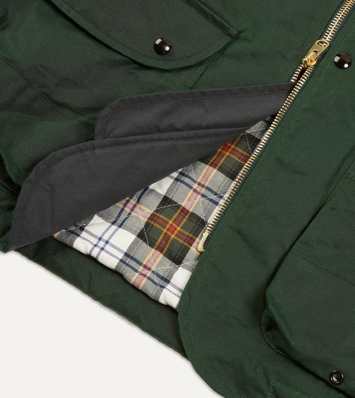 Drake039s Green Waxed Coverall Jacket Men Coverall Jackets