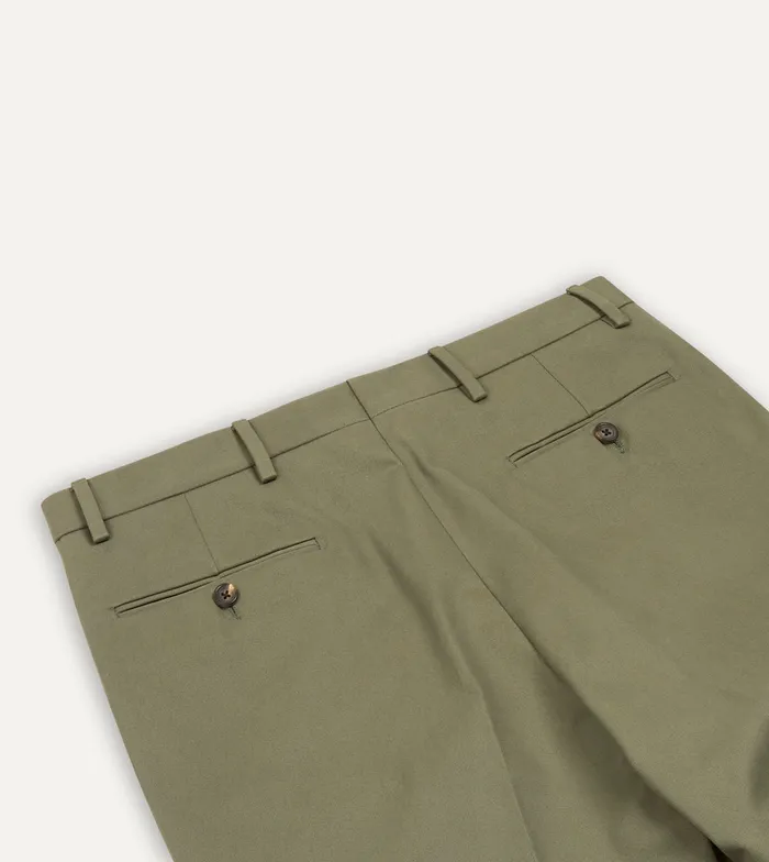 Drake039s Lovat Cotton Drill Flat Front Trouser Men Trousers