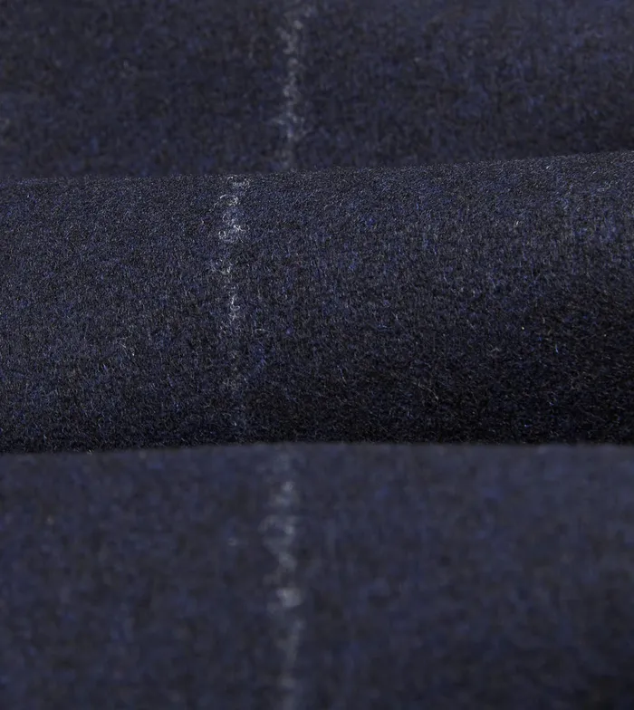 Drake039s Navy Chalkstripe Wool Flannel Single Pleat Trouser Men Suit Trousers