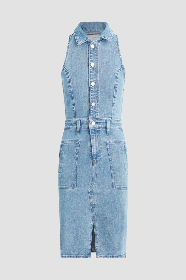 Dresses and Jumpsuits Women Hudson Jeans Halter Utility Dress Offsite Dresses and Jumpsuits Women Hudson Jeans Halter Utility Dress Offsite