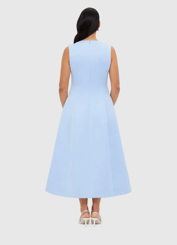 Dresses and Jumpsuits Women LEO LIN Cleo Sleeveless Midi Dress 8211 Sky Blue
