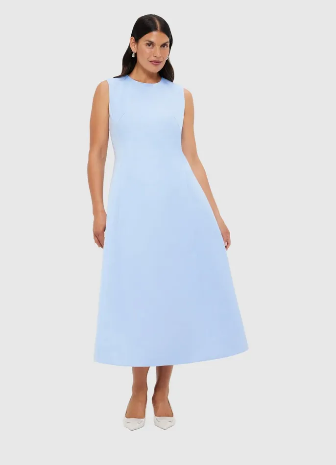 Dresses and Jumpsuits Women LEO LIN Cleo Sleeveless Midi Dress 8211 Sky Blue