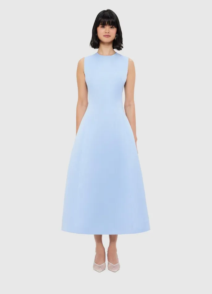 Dresses and Jumpsuits Women LEO LIN Cleo Sleeveless Midi Dress 8211 Sky Blue