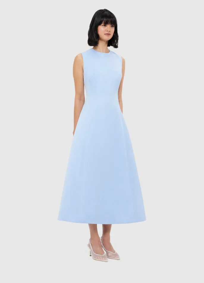 Dresses and Jumpsuits Women LEO LIN Cleo Sleeveless Midi Dress 8211 Sky Blue