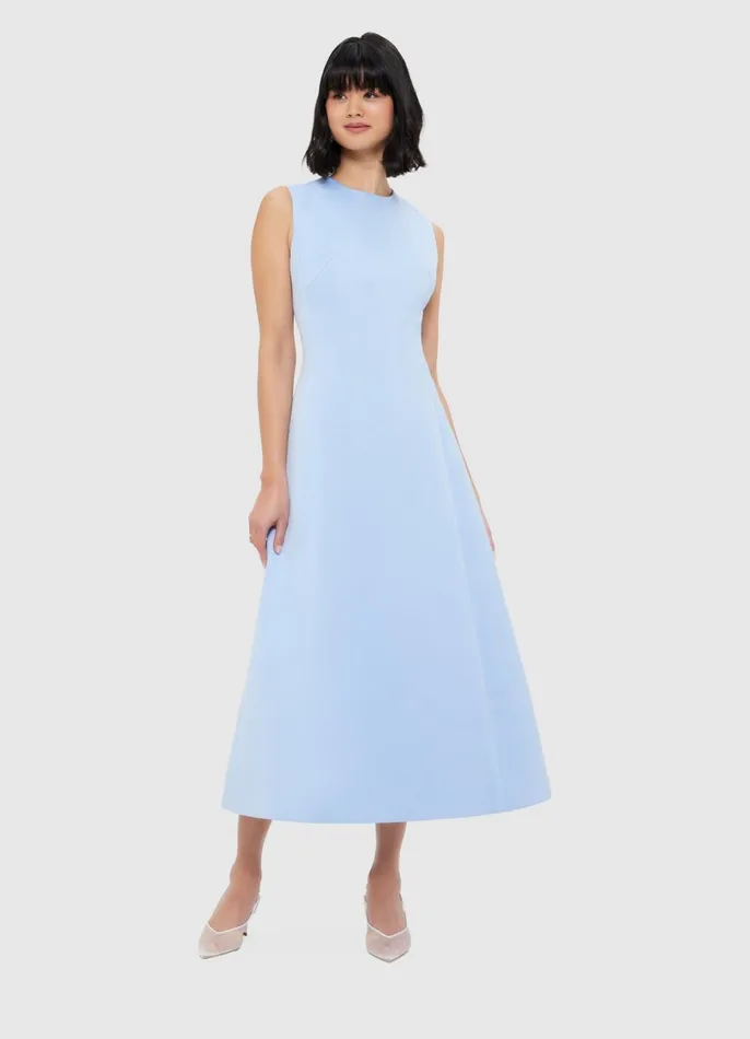 Dresses and Jumpsuits Women LEO LIN Cleo Sleeveless Midi Dress 8211 Sky Blue