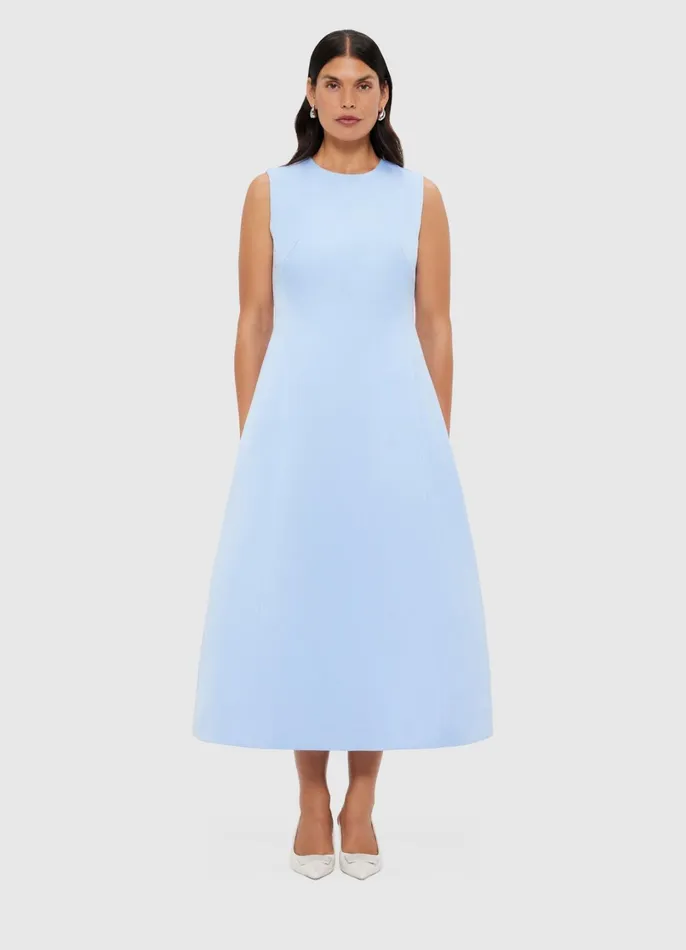 Dresses and Jumpsuits Women LEO LIN Cleo Sleeveless Midi Dress 8211 Sky Blue