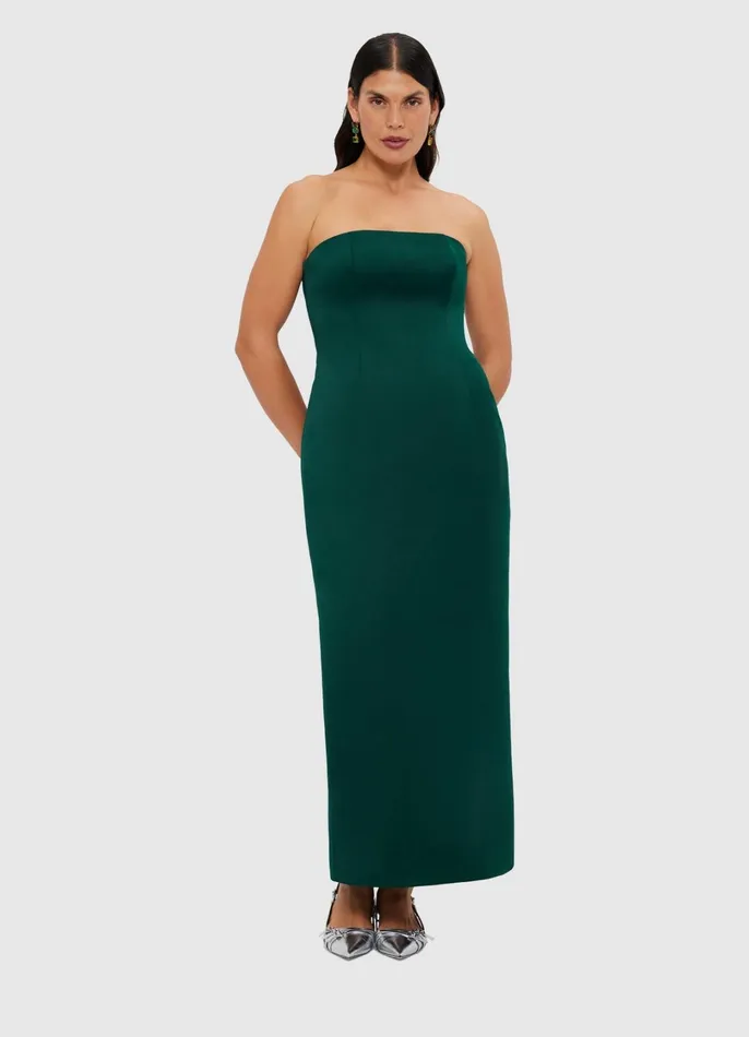 Dresses and Jumpsuits Women LEO LIN Rayna Bustier Maxi Dress 8211 Emerald