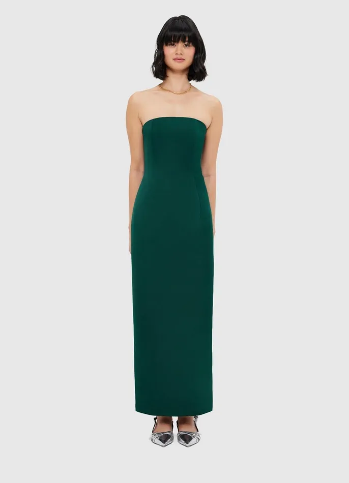 Dresses and Jumpsuits Women LEO LIN Rayna Bustier Maxi Dress 8211 Emerald