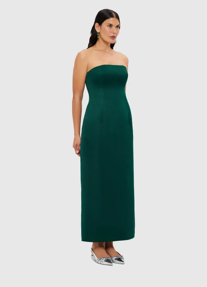 Dresses and Jumpsuits Women LEO LIN Rayna Bustier Maxi Dress 8211 Emerald