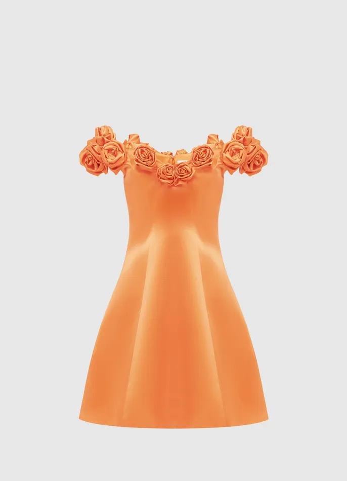 Dresses and Jumpsuits Women LEO LIN Stella OffShoulder Mini Dress 8211 Tangerine Dresses and Jumpsuits Women LEO LIN Stella OffShoulder Mini Dress 8211 Tangerine