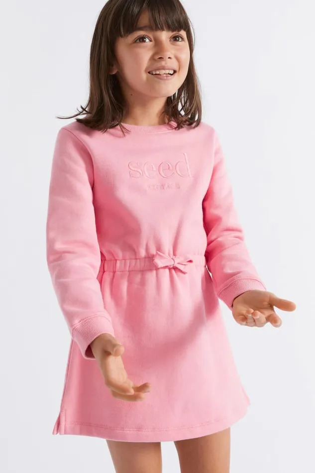 Dresses Girl Seed Heritage Core Logo Dress Camelia
