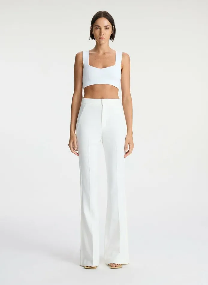 Dresses Women ALC Jordana Compact Knit Bra White Dresses Women ALC Jordana Compact Knit Bra White