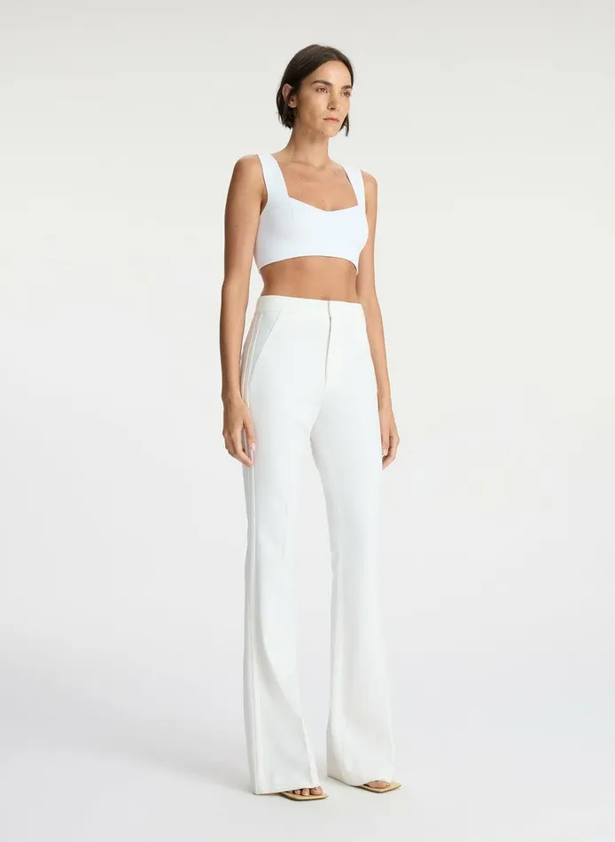 Dresses Women ALC Jordana Compact Knit Bra White Dresses Women ALC Jordana Compact Knit Bra White